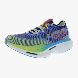 Hoka Blue and Green Athletic Shoes